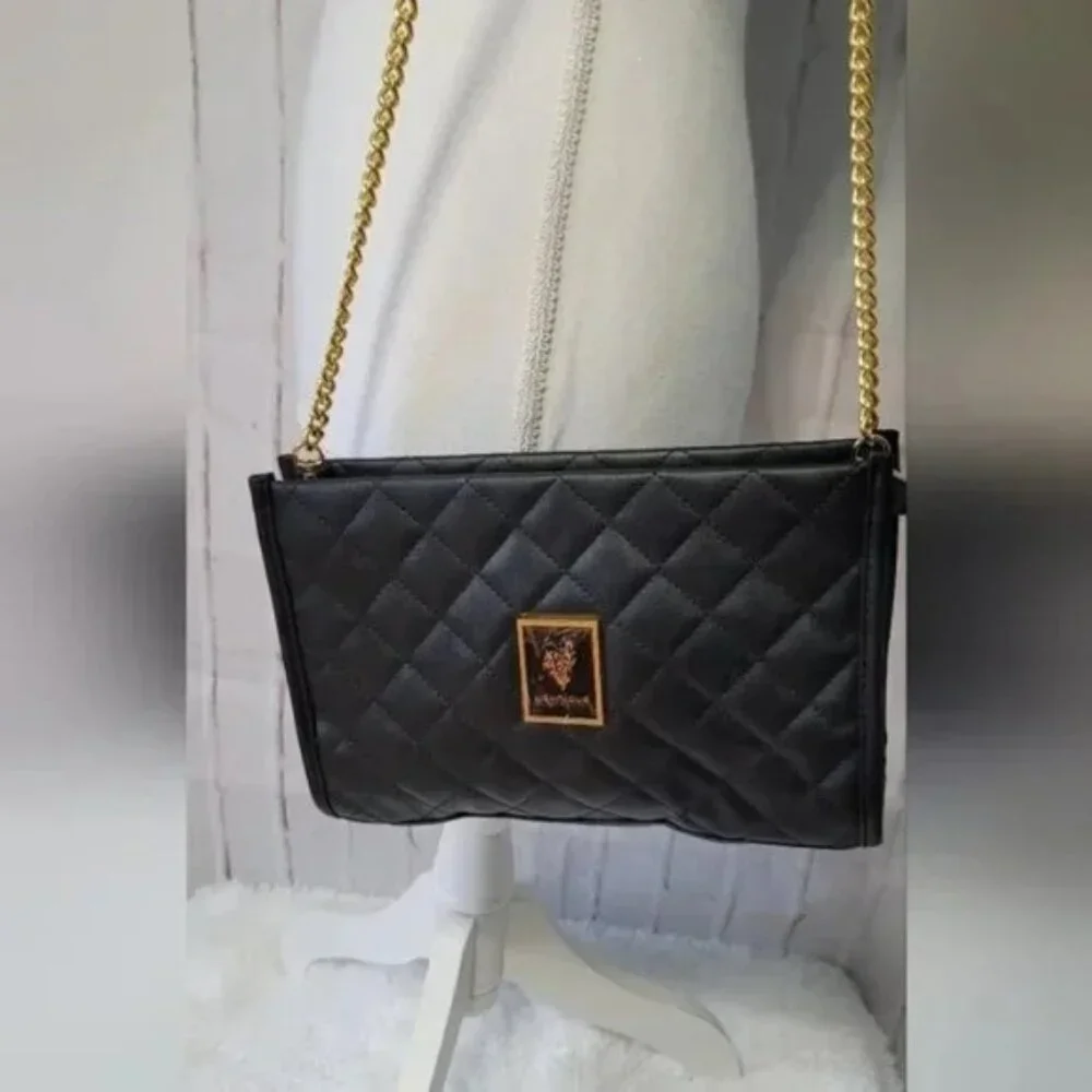 FREE SHIPPING TODAY ONLY! Two-Purse Power Duo-Quilted Chic + Purple Satin Sass - Picture 6 of 16